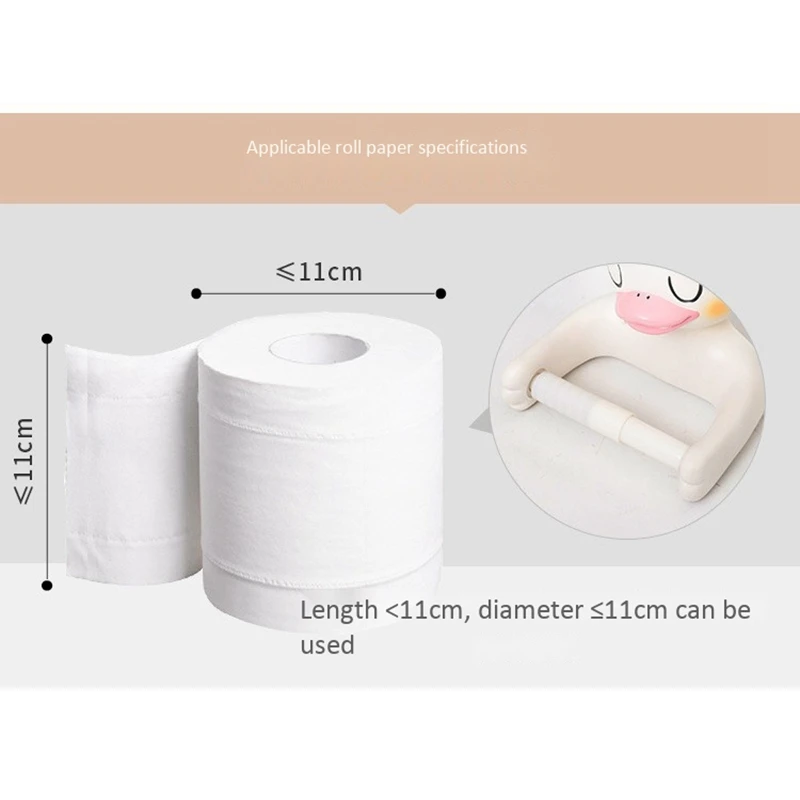 Cartoon Toilet Paper Holders Animal Wall Mounted Hanging Roll Paper Shelf Bathroom Tissue Box Storage Rack
Cartoon Toilet Paper Holders Animal Wall Mounted Hanging Roll Paper Shelf Bathroom Tissue Box Storage Rack