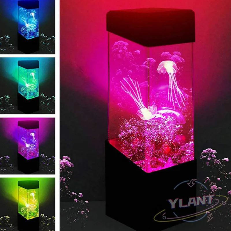 Changing Table Lamp Led Jellyfish Tank Night Light Color Aquarium Electric Mood Lava Lamp for Kids Children Gift Home Room Decor
Changing Table Lamp Led Jellyfish Tank Night Light Color Aquarium Electric Mood Lava Lamp for Kids Children Gift Home Room Decor