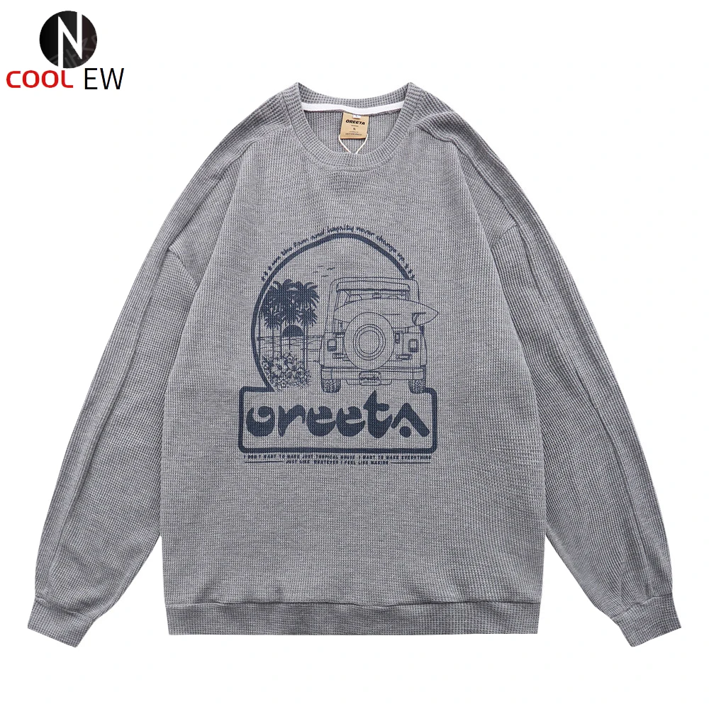 Cartoon Print Sweatshirts Mens Autumn Casual Amekaji Loose Long Sleeve Crew Neck Pullover Men
Cartoon Print Sweatshirts Mens Autumn Casual Amekaji Loose Long Sleeve Crew Neck Pullover Men