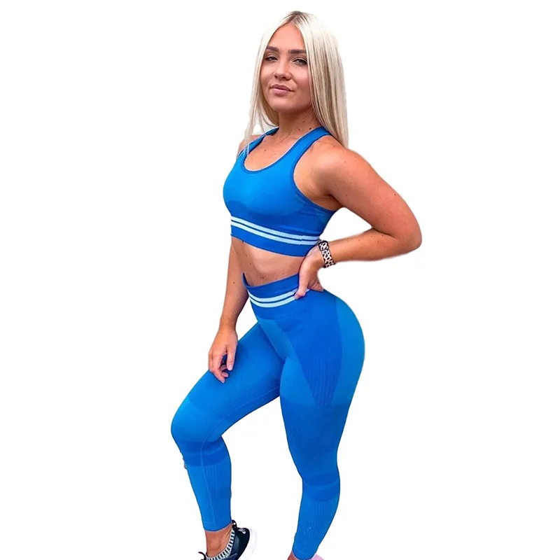 92S1737353 Summer fashion and leisure solid color seamless knitting Fitness suit two piece set knit two piece set
92S1737353 Summer fashion and leisure solid color seamless knitting Fitness suit two piece set knit two piece set