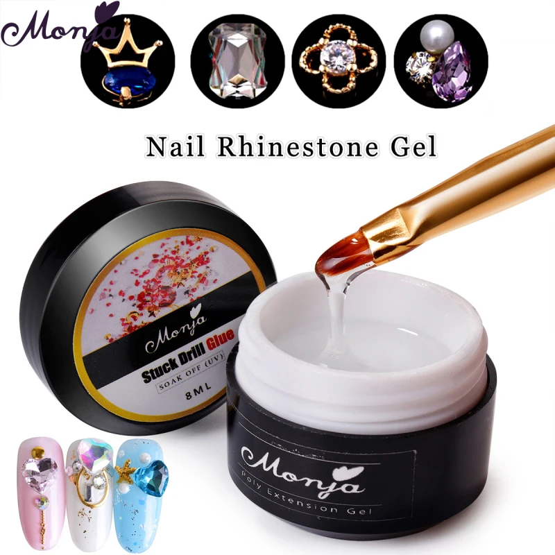 MONJA New Nail Plate Adhesive Patch Tool Nail Gel Quick UV Sticky For False Nails Solid Adhesive Gel Clear 8ml
MONJA New Nail Plate Adhesive Patch Tool Nail Gel Quick UV Sticky For False Nails Solid Adhesive Gel Clear 8ml