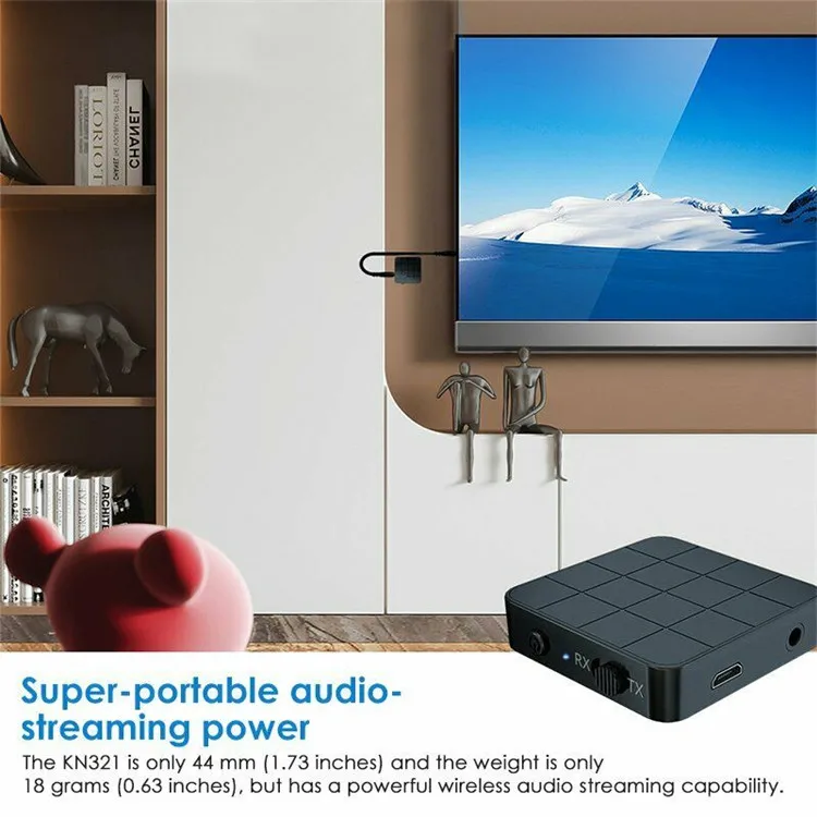 Bluetooth 5.0 Audio Receiver Transmitter AUX RCA 3.5MM Jack USB Music Stereo Wireless Adapters For Car TV PC Speaker headphones 
Bluetooth 5.0 Audio Receiver Transmitter AUX RCA 3.5MM Jack USB Music Stereo Wireless Adapters For Car TV PC Speaker headphones