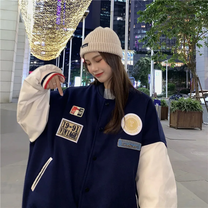 Women Winter New Fashion Hit Color Spliced Fashion Loose Parkas Female Casual Sweet Coat Ladies Thick Brand Cotton Coats ML855
Women Winter New Fashion Hit Color Spliced Fashion Loose Parkas Female Casual Sweet Coat Ladies Thick Brand Cotton Coats ML855