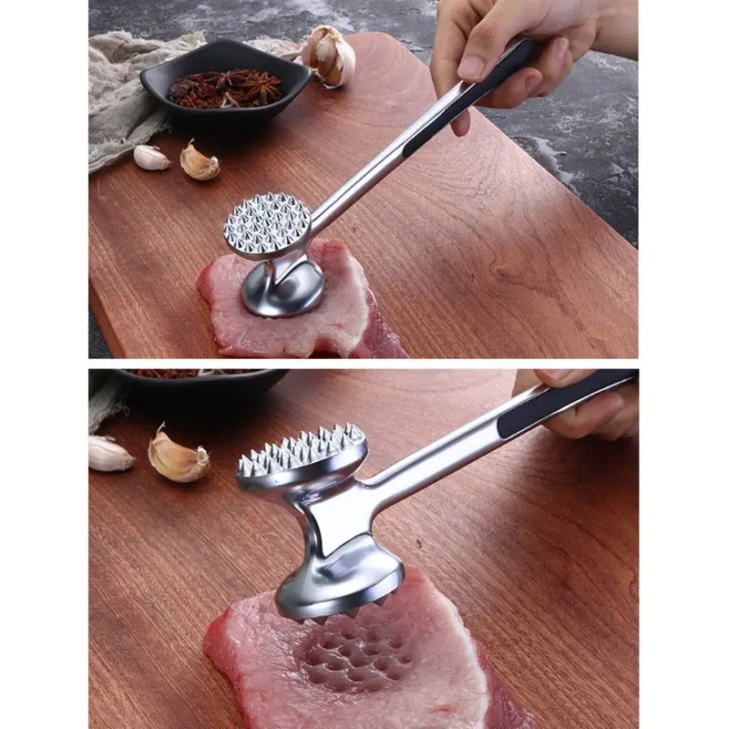 Aluminum Steak Beef Meat Hammer Double Sides Mallet Chicken Tenderizer Knock Kitchen Cooking Tool
Aluminum Steak Beef Meat Hammer Double Sides Mallet Chicken Tenderizer Knock Kitchen Cooking Tool