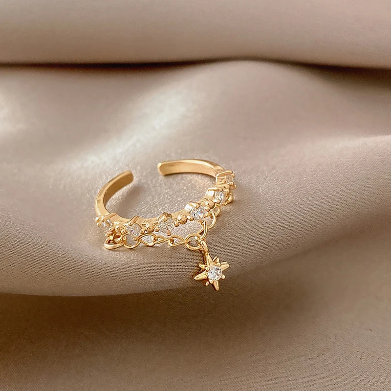 1pcs Bohemian Geometric Rings Clear Crystal Gold Chain Opening Rings Women Jewelry Accessories Adjustable Ring Vintage Ring
1pcs Bohemian Geometric Rings Clear Crystal Gold Chain Opening Rings Women Jewelry Accessories Adjustable Ring Vintage Ring