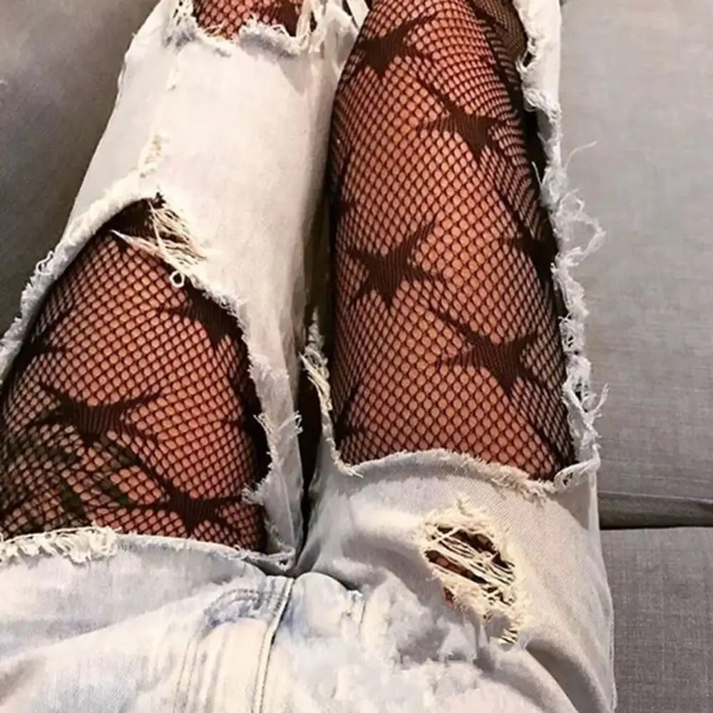 Cool Star Printed Fishnet Tights Hollow Out Sexy Mesh Pantyhose Punk Pattern Pantyhose Black Women Nightclub Tights Stockings
Cool Star Printed Fishnet Tights Hollow Out Sexy Mesh Pantyhose Punk Pattern Pantyhose Black Women Nightclub Tights Stockings