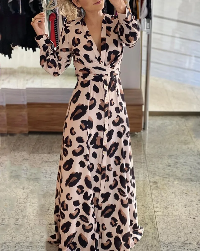 Leopard Print Dress Sexy Women's Clothing 2021 Autumn New Fashion Leopard Printed Long Sleeve Dresses Casual Ladies Wear
Leopard Print Dress Sexy Women's Clothing 2021 Autumn New Fashion Leopard Printed Long Sleeve Dresses Casual Ladies Wear
