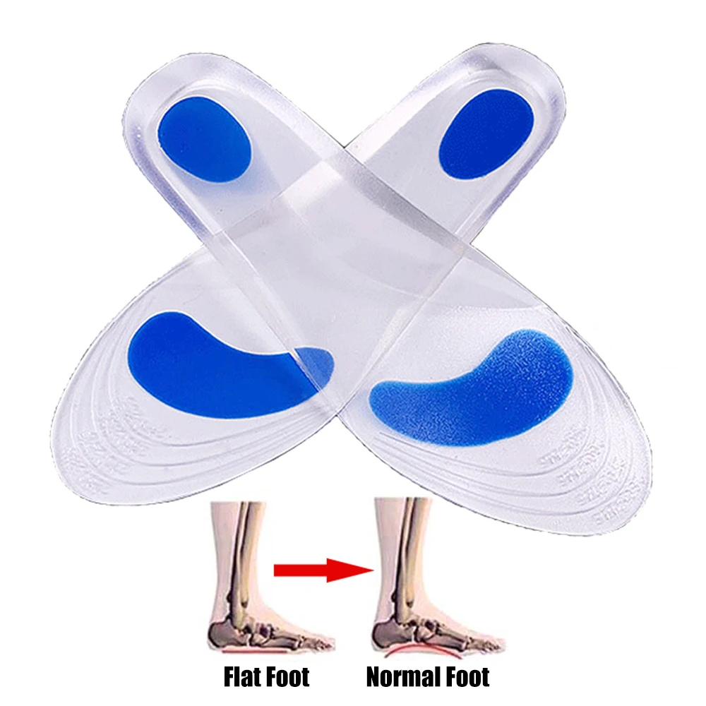 Medical Silicone Gel Orthopedic Insoles for Shoes Orthotics Flat Foot Arch Support Insoles for Plantar Fasciitis Pain Relief Pad
Medical Silicone Gel Orthopedic Insoles for Shoes Orthotics Flat Foot Arch Support Insoles for Plantar Fasciitis Pain Relief Pad