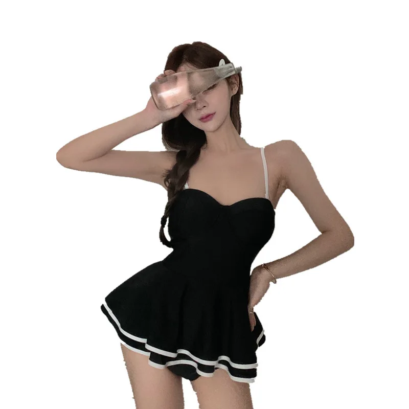 Swim Wear Bikini Set Clothing Sets For Women Swimsuit Korean Ladies Swimwear New French Sexy Black Dress Women's Swimwear
Swim Wear Bikini Set Clothing Sets For Women Swimsuit Korean Ladies Swimwear New French Sexy Black Dress Women's Swimwear