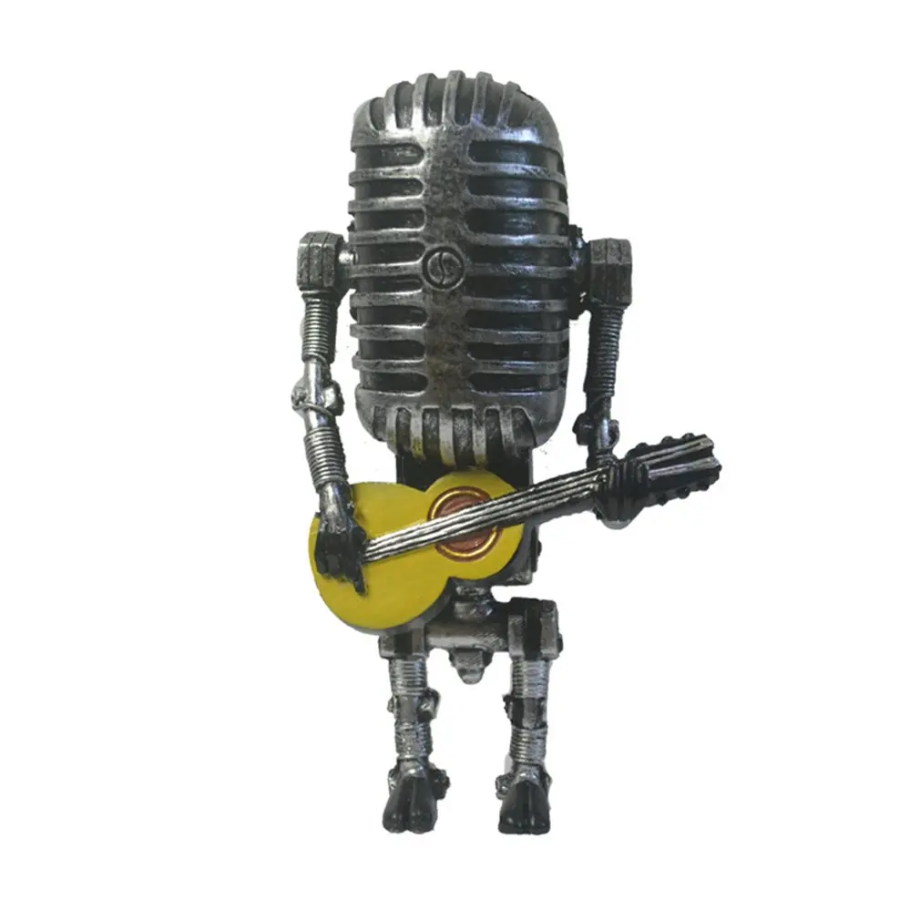 Sculpture Retro Microphone Robot Durable Retro Resin Crafts Ornaments Creative Mini Home Decorations
Sculpture Retro Microphone Robot Durable Retro Resin Crafts Ornaments Creative Mini Home Decorations