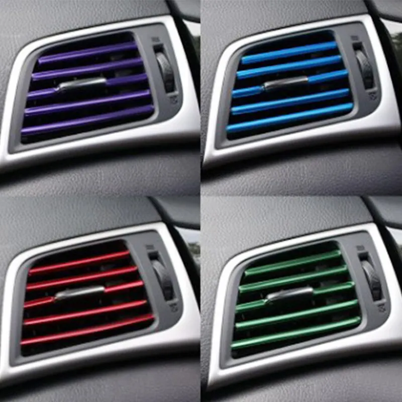 10pcs Car Styling Plating Air Outlet Trim Strip Interior Air Vent Grille Switch Rim Trim Outlet Decoration Strip Car Accessories
10pcs Car Styling Plating Air Outlet Trim Strip Interior Air Vent Grille Switch Rim Trim Outlet Decoration Strip Car Accessories