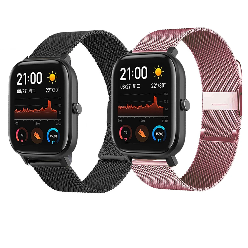 20mm Watchband strap For Xiaomi huami amazifit BiP 1s GTR 42mm stainless steel watchstrap wristband Replacement bracelet
20mm Watchband strap For Xiaomi huami amazifit BiP 1s GTR 42mm stainless steel watchstrap wristband Replacement bracelet