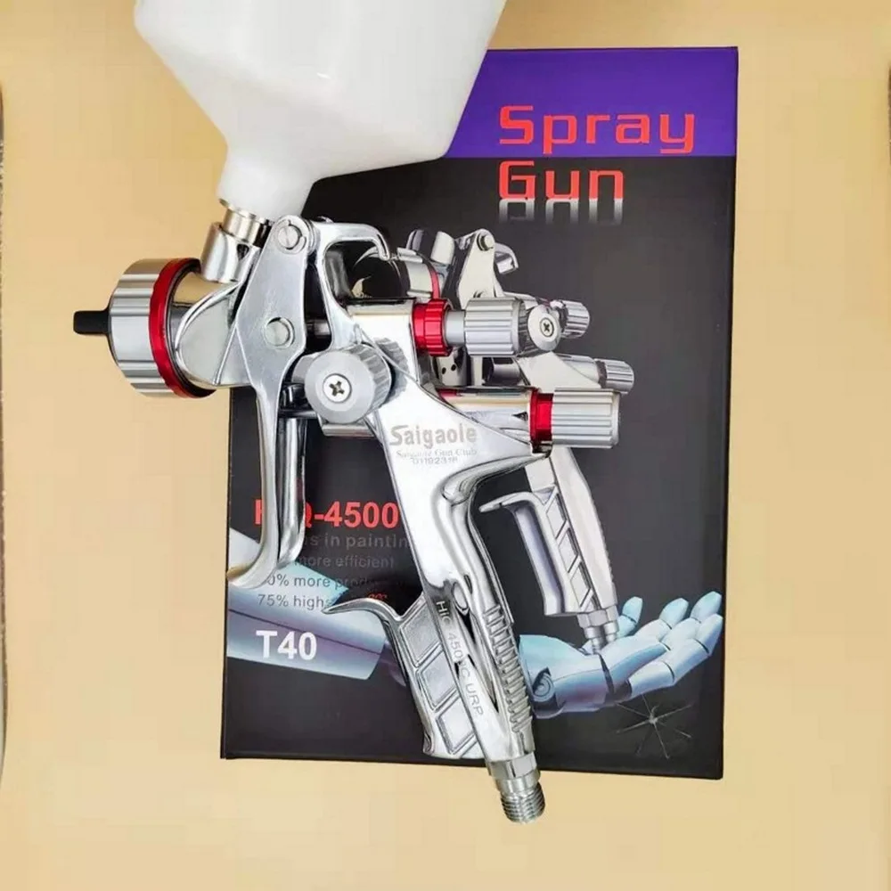 T40 Auto Spray Gun1.3mm Hvlp High Atomization Top Coat Sheet Metal Paint Water-based Paint Varnish Pneumatic Spray Spraying Tool
T40 Auto Spray Gun1.3mm Hvlp High Atomization Top Coat Sheet Metal Paint Water-based Paint Varnish Pneumatic Spray Spraying Tool