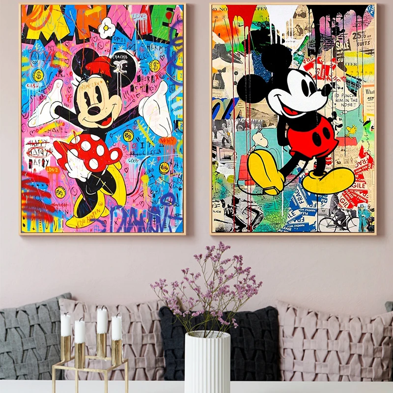 Colourful Disney Mickey Mouse Graffiti Street Art Picture Canvas Paintings Posters and Prints Wall Art Picture for Living Room
Colourful Disney Mickey Mouse Graffiti Street Art Picture Canvas Paintings Posters and Prints Wall Art Picture for Living Room