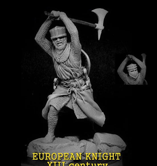 

Unassambled 1/24 древний воин стенд с топор статуэтка в виде набор миниатюрных моделей Неокрашенный