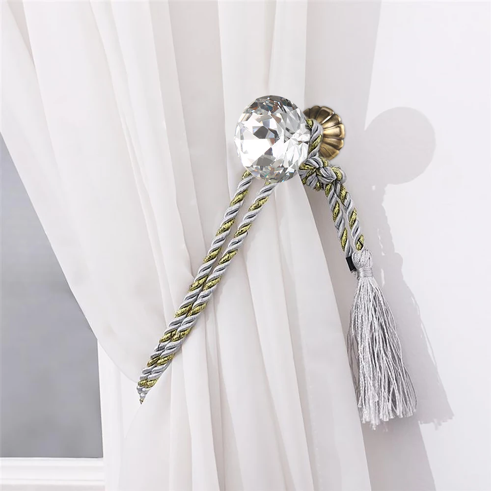 2pcs Simple Small Diamond Curtain Wall Hook Curtain Tieback Buckle Clips Accessories Home Curtain Decoration Room Accessories
2pcs Simple Small Diamond Curtain Wall Hook Curtain Tieback Buckle Clips Accessories Home Curtain Decoration Room Accessories