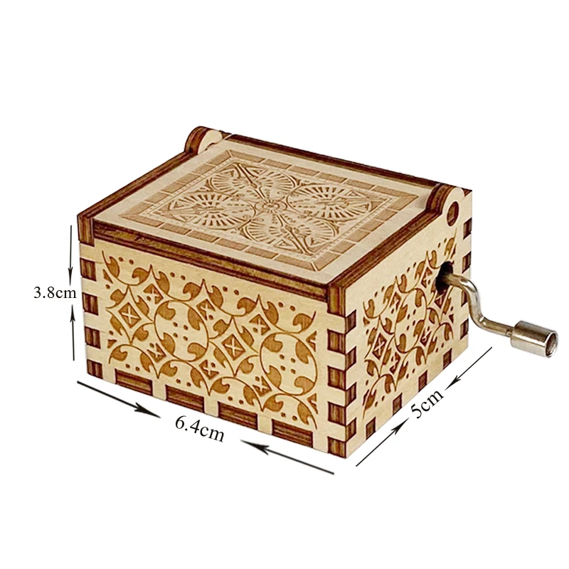 Wooden retro Music Box, Can Be Used for Friends, Daughters, Sons, Christmas, Birthday Gifts, Halloween and New Year Gifts
Wooden retro Music Box, Can Be Used for Friends, Daughters, Sons, Christmas, Birthday Gifts, Halloween and New Year Gifts