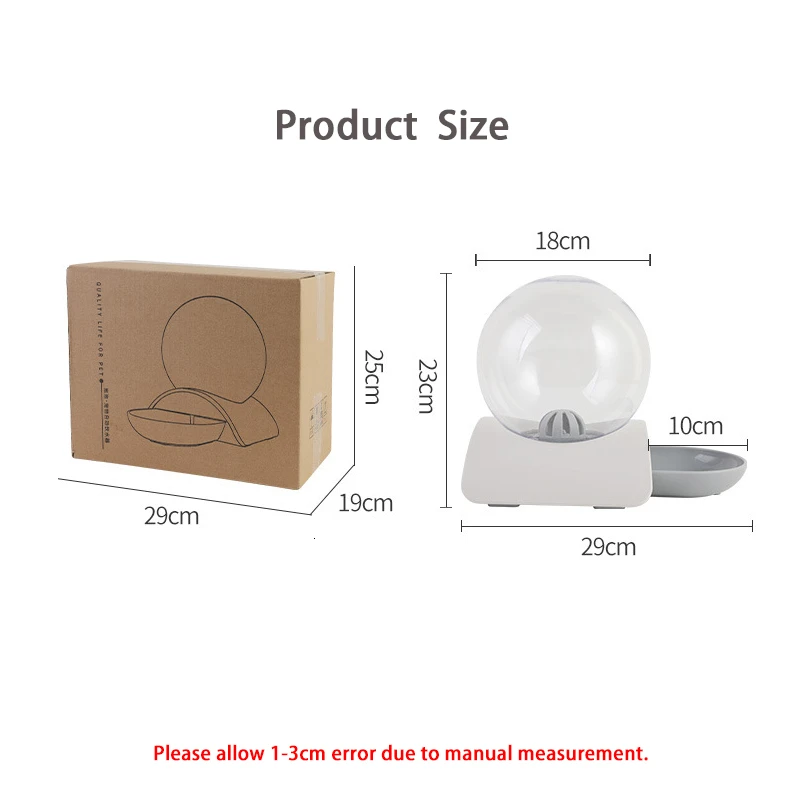 2.8L Bubble Shape Automatic Water Fountain For Pets Cats Dogs Water Dispenser Large Drinking Bowl Drinking Water Feeder
2.8L Bubble Shape Automatic Water Fountain For Pets Cats Dogs Water Dispenser Large Drinking Bowl Drinking Water Feeder