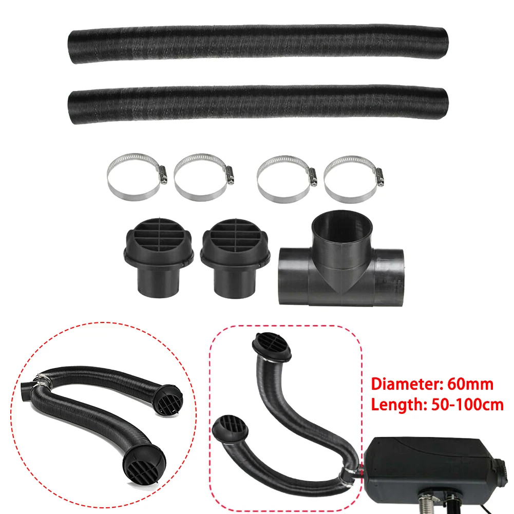 60mm Plastic Black Heater Pipe Duct T Piece Warm Air Outlet Vent Hose Clips For Webasto Diesel Brand New And High Quality
60mm Plastic Black Heater Pipe Duct T Piece Warm Air Outlet Vent Hose Clips For Webasto Diesel Brand New And High Quality
