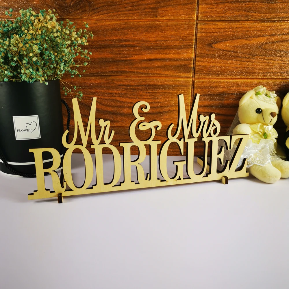 Custom Mr & Mrs Name Wedding Table Sign,Personalized color wood Table Sign Wedding with name,For wedding party Decor Supplies
Custom Mr & Mrs Name Wedding Table Sign,Personalized color wood Table Sign Wedding with name,For wedding party Decor Supplies