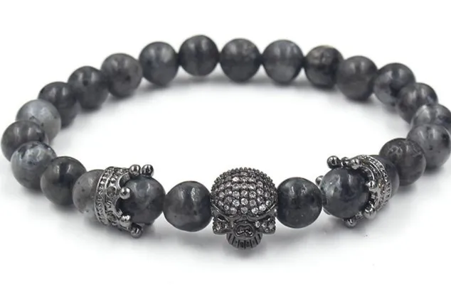 8 мм cg42 золото серебро микро pave cz Циркон кубический цирконий браслет Отрегулированная Черная Корона Агат Оникс Череп Браслеты из мрамора 
8 мм cg42 золото серебро микро pave cz Циркон кубический цирконий браслет Отрегулированная Черная Корона Агат Оникс Череп Браслеты из мрамора