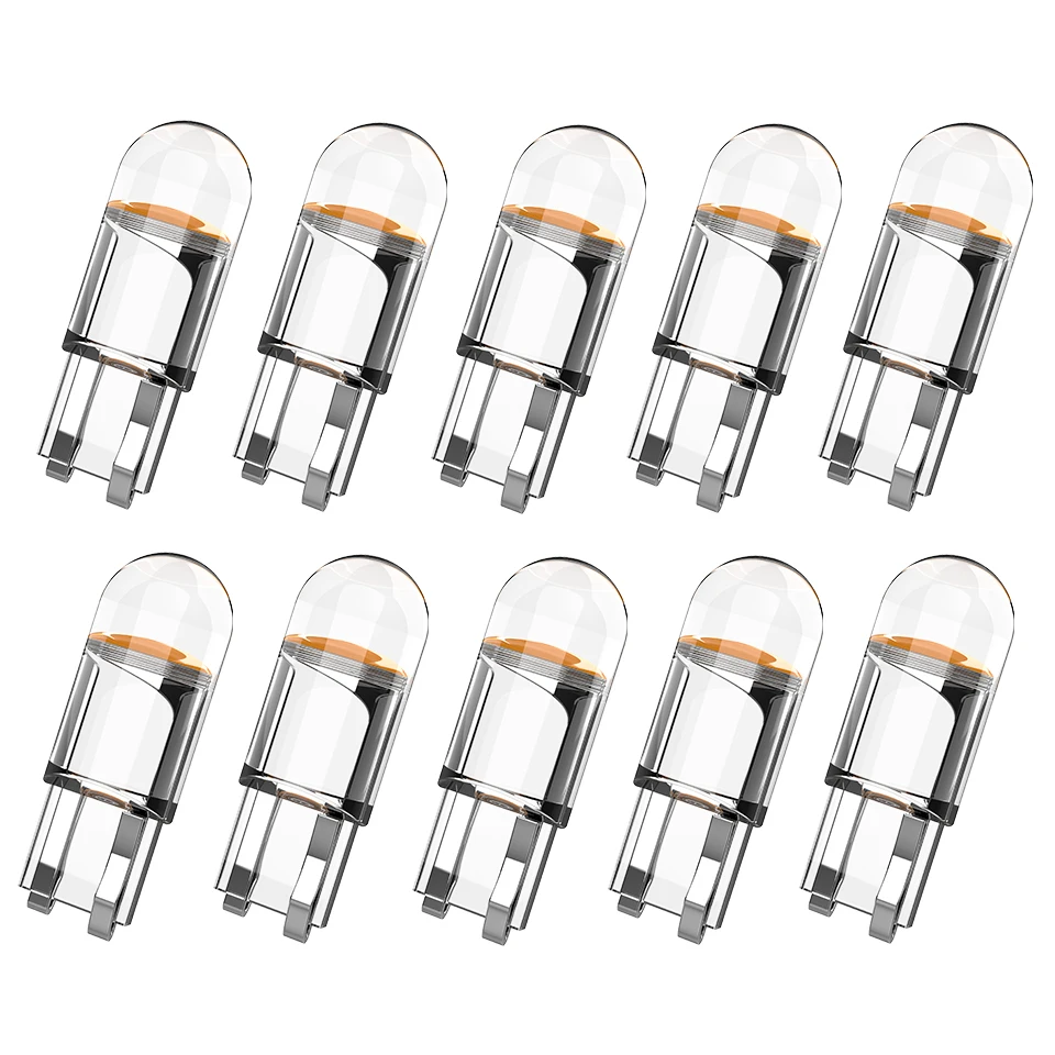 10X Newest Led W5W T10 Cob Glass Car Light Bulb Auto Automobiles clearance Reading Dome Wedge License Plate Lamp DRL 12v Styling
10X Newest Led W5W T10 Cob Glass Car Light Bulb Auto Automobiles clearance Reading Dome Wedge License Plate Lamp DRL 12v Styling