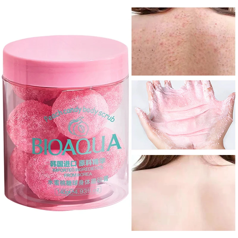 1Pcs Sugar Ball Body Scrub Exfoliating Remove Acne Brighten Skin Tone Repair Rough Gentle Peach Gentle Whole Body Skin Care 140g
1Pcs Sugar Ball Body Scrub Exfoliating Remove Acne Brighten Skin Tone Repair Rough Gentle Peach Gentle Whole Body Skin Care 140g