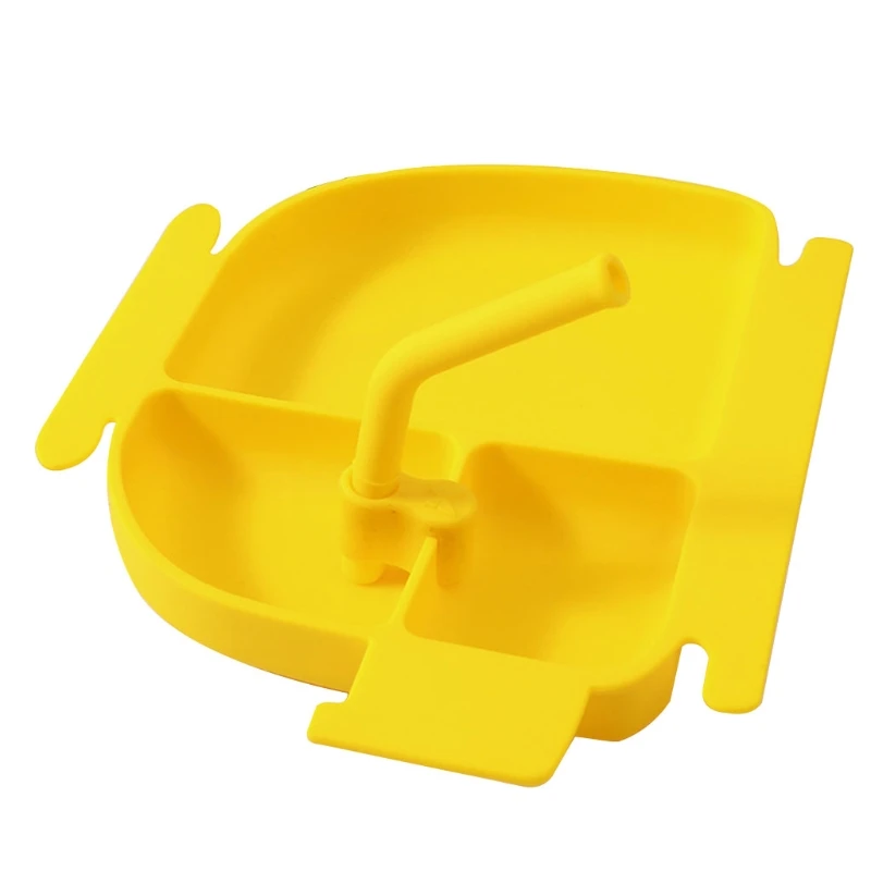 Детская силиконовая обеденная тарелка без бисфенола А с соломинкой, разделенная миска для кормления, тарелка для малышей, детская посуда 
Детская силиконовая обеденная тарелка без бисфенола А с соломинкой, разделенная миска для кормления, тарелка для малышей, детская посуда