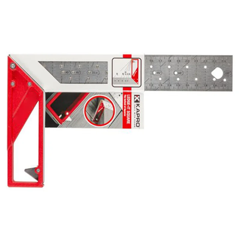 Precision Marking Square Ruler Stainless Steel Woodworking Tool Line Maker with Holes & Suspended Design for Art Draw Multitool
Precision Marking Square Ruler Stainless Steel Woodworking Tool Line Maker with Holes & Suspended Design for Art Draw Multitool