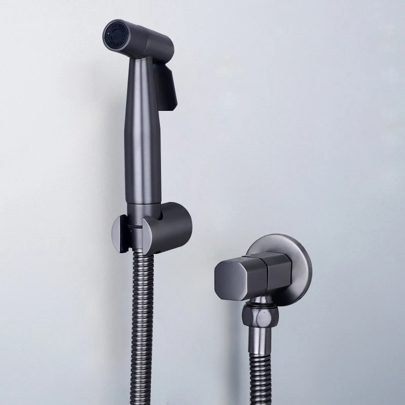 Hand Held Bidet Sprayer Douche Toilet Kit Gun Grey Brass Shower Head Copper Valve Set Jet Black Bidet Faucet Set
Hand Held Bidet Sprayer Douche Toilet Kit Gun Grey Brass Shower Head Copper Valve Set Jet Black Bidet Faucet Set