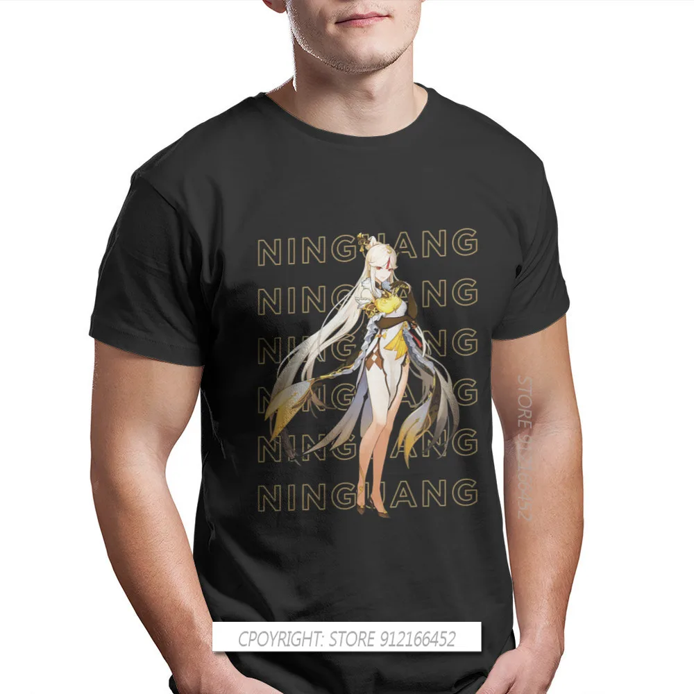 Ninguang Unique TShirt Men T-Shirts Genshin Impact Game Paimon Teyvat Venti Childe High Quality New Design Gift Clothes Ofertas
Ninguang Unique TShirt Men T-Shirts Genshin Impact Game Paimon Teyvat Venti Childe High Quality New Design Gift Clothes Ofertas