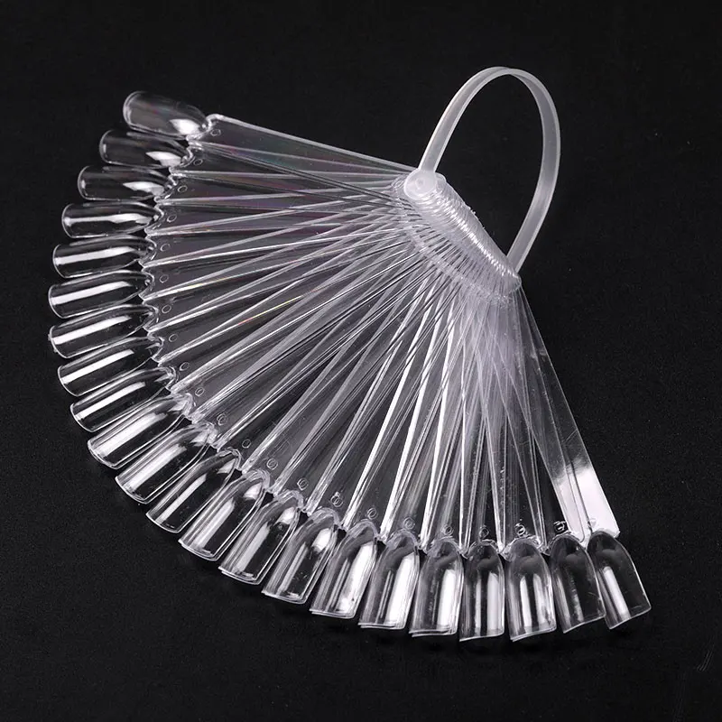 50PCS White / ClearFalse Nail Tips Billboard Fan-Shaped Varnish Color Card Manicure Nail Art Practice Show Display Tools
50PCS White / ClearFalse Nail Tips Billboard Fan-Shaped Varnish Color Card Manicure Nail Art Practice Show Display Tools