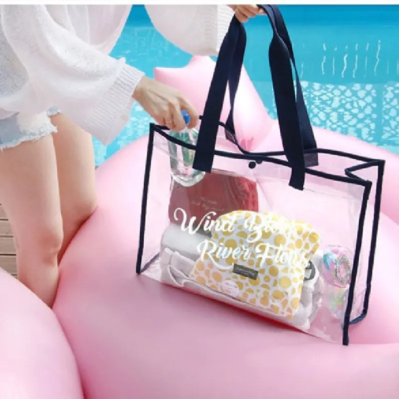 Transparent Bags for Women 2021 Summer Large Capacity Luxury Designer Handbag Swimming Beach Travel Student Female Shoulder Bag
Transparent Bags for Women 2021 Summer Large Capacity Luxury Designer Handbag Swimming Beach Travel Student Female Shoulder Bag