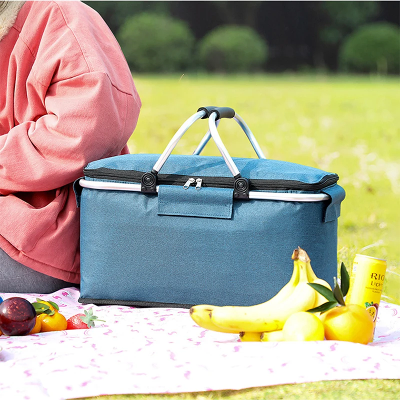Folding Picnic Basket Picnic Bag Fortable Travel food Handbag Thermal Insulated Cooler Food Storage Bags Waterproof Lining
Folding Picnic Basket Picnic Bag Fortable Travel food Handbag Thermal Insulated Cooler Food Storage Bags Waterproof Lining