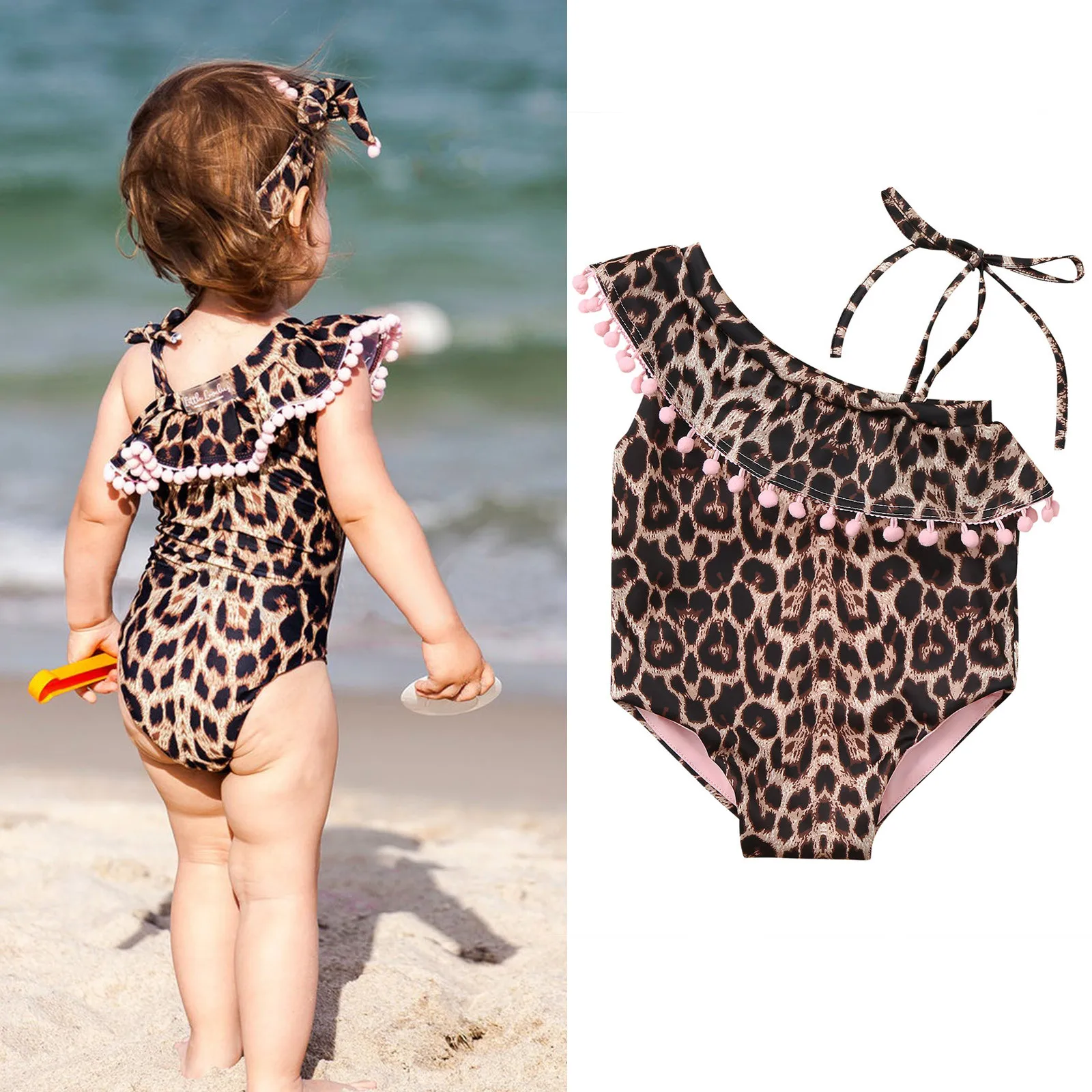 Baby Girls Leopard Tassels Swimwear 2021toddler Kids One-piece Bikini Swimsuit Beach One Shoulder Summer Swimming Beachwear
Baby Girls Leopard Tassels Swimwear 2021toddler Kids One-piece Bikini Swimsuit Beach One Shoulder Summer Swimming Beachwear