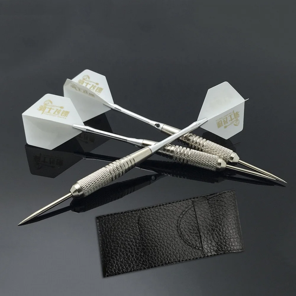 22g 3pcs/set Tungsten Darts Set 22g Steel Tip+Shaft+Flight+leather Case Professional Darts 160mm/6.2in Color Optional
22g 3pcs/set Tungsten Darts Set 22g Steel Tip+Shaft+Flight+leather Case Professional Darts 160mm/6.2in Color Optional