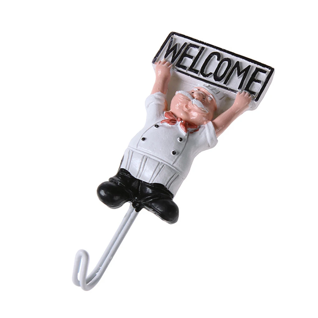 4pcs Cartoon Chef Stainless Steel Sticky Hook Clothes Coat Hat Hanger Kitchen Bathroom Rustproof Towel Hooks
4pcs Cartoon Chef Stainless Steel Sticky Hook Clothes Coat Hat Hanger Kitchen Bathroom Rustproof Towel Hooks