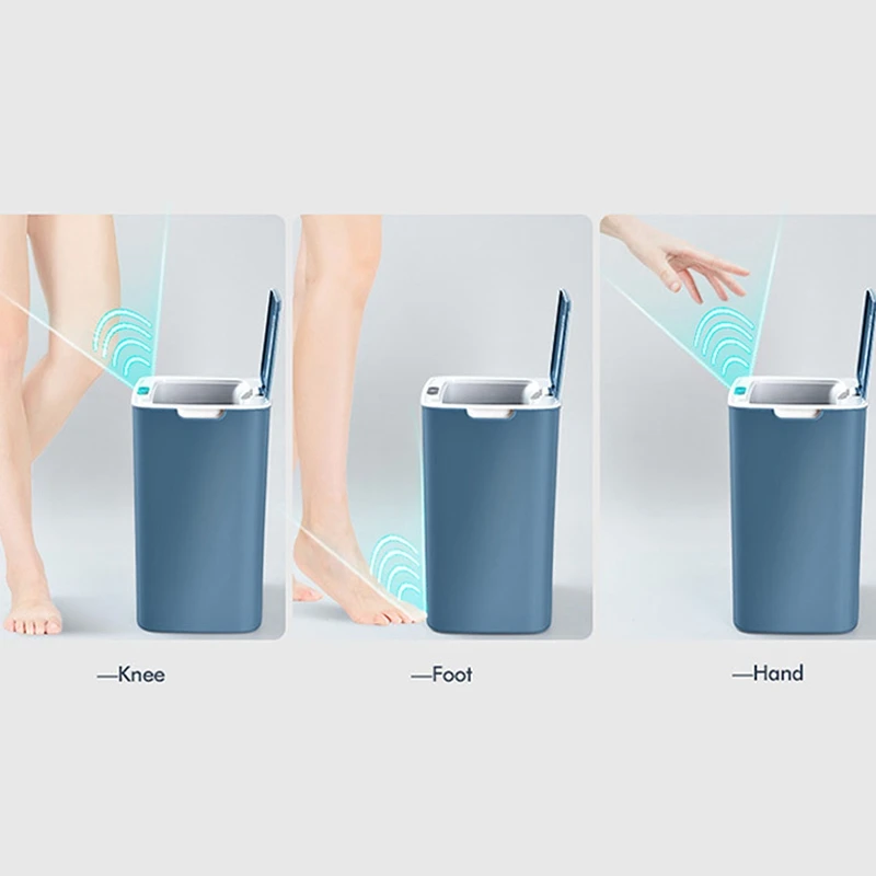 Automatic Sensor Dustbin Smart Sensor Trash Can Induction Waste Bin Eco-Friendly Dustbin Household Trash Bin 14L
Automatic Sensor Dustbin Smart Sensor Trash Can Induction Waste Bin Eco-Friendly Dustbin Household Trash Bin 14L