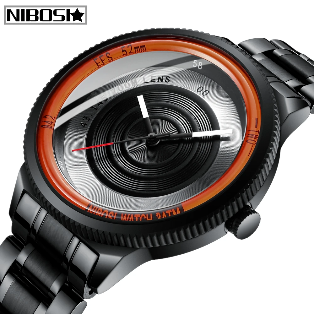 часы мужские NIBOSI Relogio Masculino 2019 новые спортивные s Специальный дизайн лучший бренд