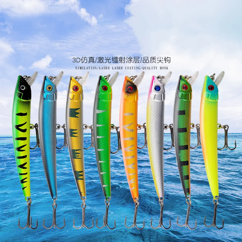 Fishing Lures 9.5cm 7.6g Mino Artificial Bait ABS Material Fishing Goods Fishing Accessories Surface System Hard Bait Tackle
Fishing Lures 9.5cm 7.6g Mino Artificial Bait ABS Material Fishing Goods Fishing Accessories Surface System Hard Bait Tackle
