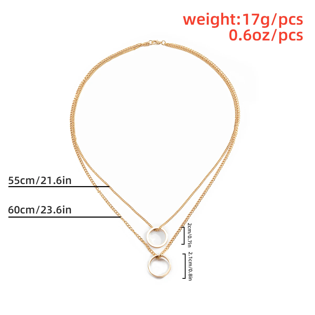 2021 New Fashion Multilayer Modern Long Chain Necklace Women Men Simple Punk Two Layer Clavicle Thin Link Choker Neck Jewelry 
2021 New Fashion Multilayer Modern Long Chain Necklace Women Men Simple Punk Two Layer Clavicle Thin Link Choker Neck Jewelry