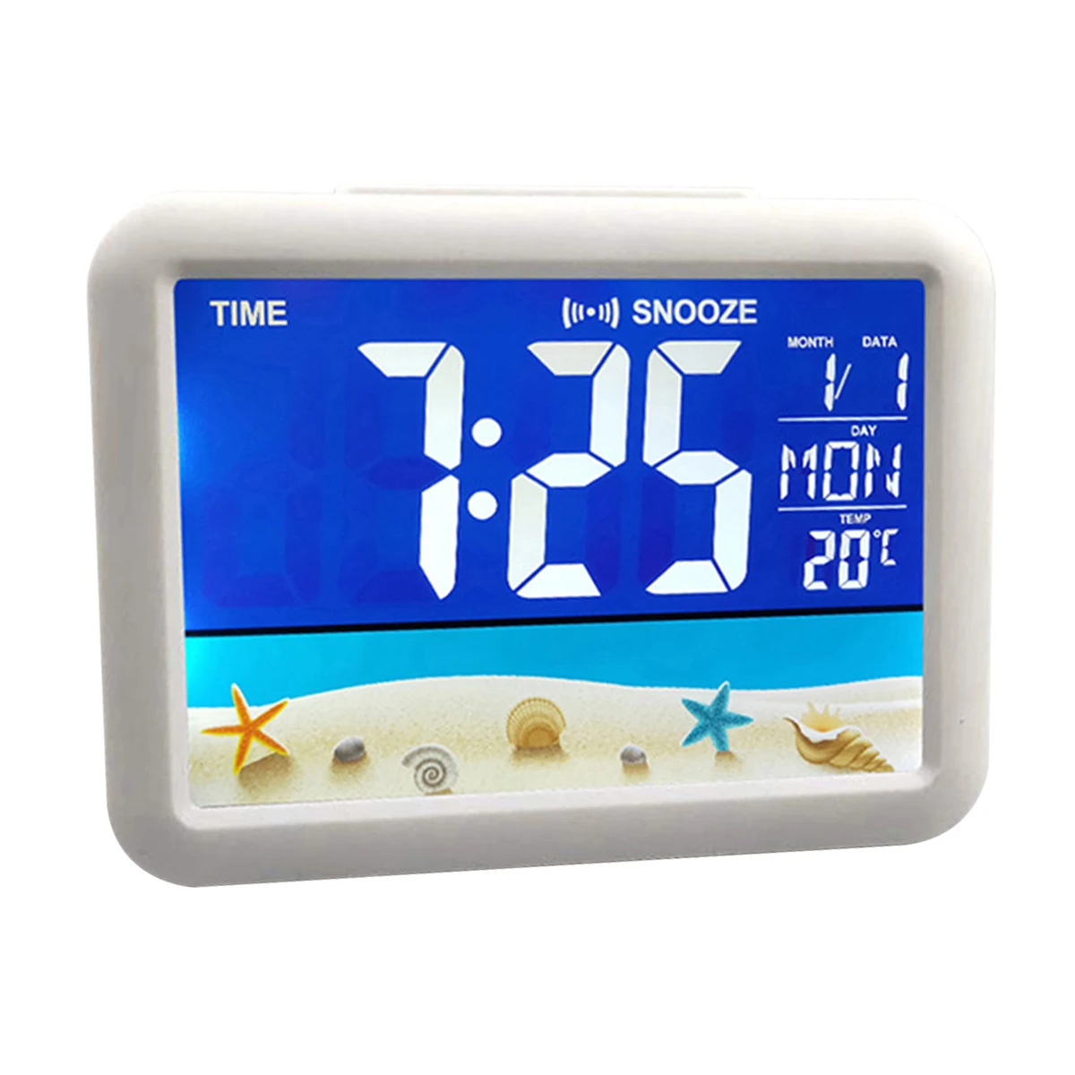 Temperature Alarm Clock Large Display For Home Office Travel Table Clock Snooze Electronic Kids Clock LCD Color Screen Clock
Temperature Alarm Clock Large Display For Home Office Travel Table Clock Snooze Electronic Kids Clock LCD Color Screen Clock