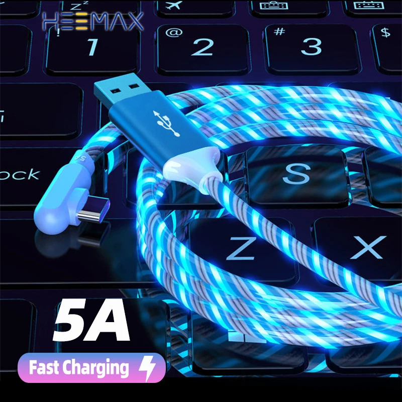 LED 5A Type-C Data Cord Fast Charging Mobile Phone Android Charger USB Type C Glowing Cable Micro USB For IPhone Huawei Xiaomi
LED 5A Type-C Data Cord Fast Charging Mobile Phone Android Charger USB Type C Glowing Cable Micro USB For IPhone Huawei Xiaomi