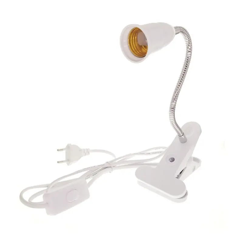20cm 360 Degrees Flexible Lamp Holder Clip E27 Base With On Off Switch Desk Lamp For Led Grow Light E27 EU Plug
20cm 360 Degrees Flexible Lamp Holder Clip E27 Base With On Off Switch Desk Lamp For Led Grow Light E27 EU Plug