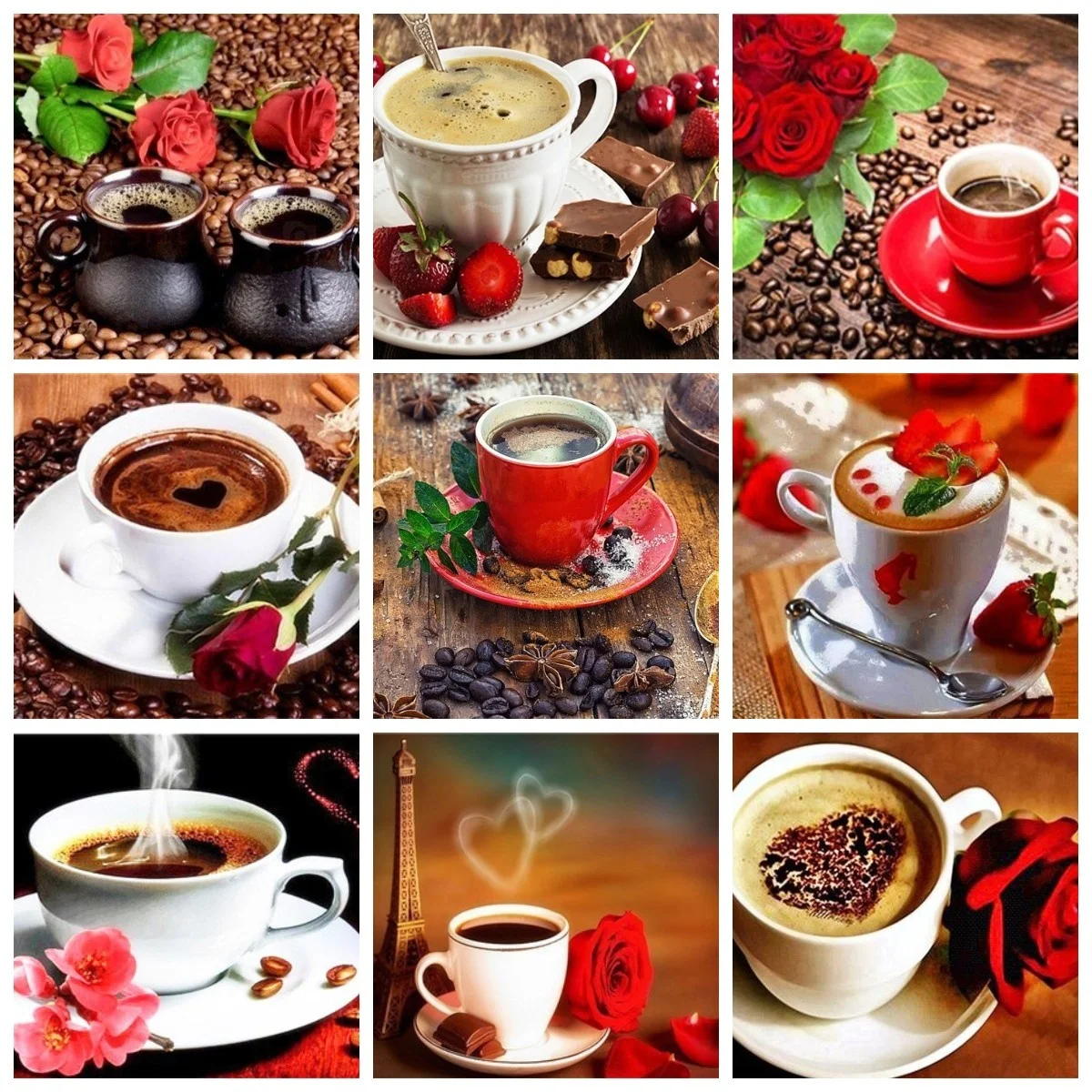 Diamond Painting Coffee Cup Round Cross Stitch Kits Diamond Embroidery Flowers Picture Rhinestones Home Decor
Diamond Painting Coffee Cup Round Cross Stitch Kits Diamond Embroidery Flowers Picture Rhinestones Home Decor