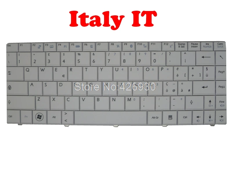 FR IT клавиатура для MSI X320 X300 X340 U230 S1N-1EIT2A1-SA0 V103522AK1 S1N-1EFR291-SA0 S1N-1EUS221-SA0 V109345A | Компьютеры