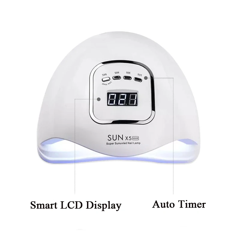 150W Sun X5 UV LED Nail Lamp Nail Dryer Ice Hybrid Manicure Lamp for Nails Gel Polish Drying Auto Sensor Manicure Tools
150W Sun X5 UV LED Nail Lamp Nail Dryer Ice Hybrid Manicure Lamp for Nails Gel Polish Drying Auto Sensor Manicure Tools
