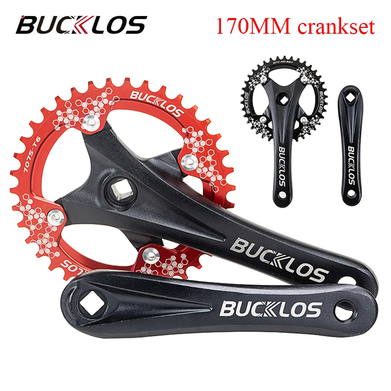 BUCKLOS 104BCD Crankset Round/Oval bike chainring Aluminum Alloy 32/34/36/38/40/42T Crank For Single/Double/Triple cranks
BUCKLOS 104BCD Crankset Round/Oval bike chainring Aluminum Alloy 32/34/36/38/40/42T Crank For Single/Double/Triple cranks