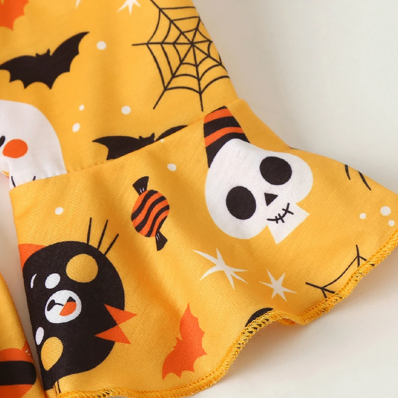 New Cute Halloween Clothes Winter Dress for Girl Cotton Long Flare Sleeve Baby Girl Dress Festival Party Baby Girl Clothes 1-5Y
New Cute Halloween Clothes Winter Dress for Girl Cotton Long Flare Sleeve Baby Girl Dress Festival Party Baby Girl Clothes 1-5Y