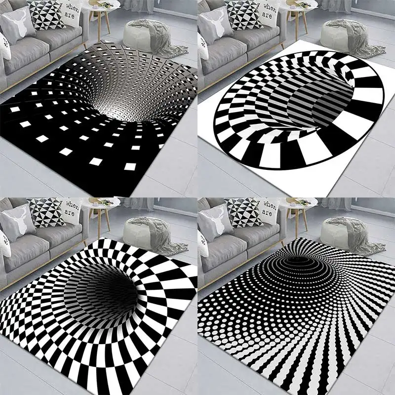 New 3D Carpet Illusion Mat Spiral Rectangle Carpet Luxury Carpet Floor Mat Living Room Bedroom 3D Geometric Floor Pad 50*80CM
New 3D Carpet Illusion Mat Spiral Rectangle Carpet Luxury Carpet Floor Mat Living Room Bedroom 3D Geometric Floor Pad 50*80CM